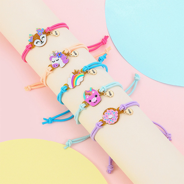 Bracelet Girl Unicorn, Unicorn Friendship Bracelets